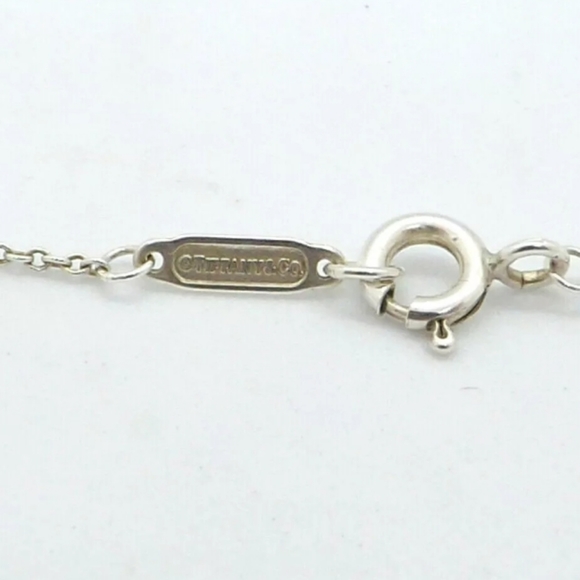 SOLD!!! TIFFANY FILIGREE HEART PENDANT NECKLACE - Picture 5 of 6